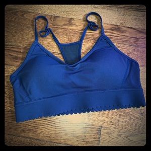 New Balance x J Crew Scalloped Sports Bra